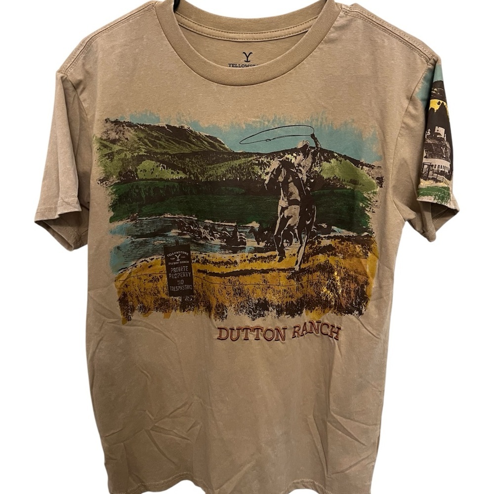 Yellowstone‎ Dutton Ranch Graphic T-Shirt Size Small